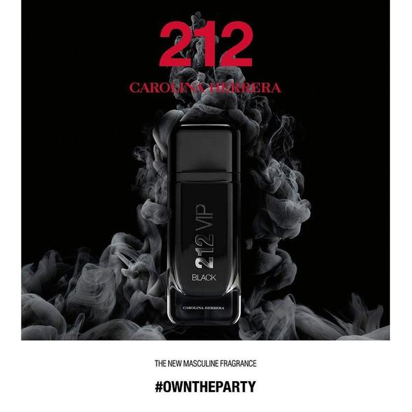 Imagem de Perfume 212 Vip Black - Carolina Herrera 200ml - Masculino Original - Lacrado e Selo da ADIPEC