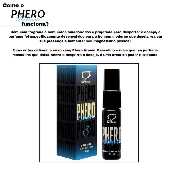 Imagem de Perfume A Base De Feromônio Afrodisíaco Phero Masculino E Feminino Pheroman E Pherofemme Sedução 15ml Sexy Fantasy  Sex Shop