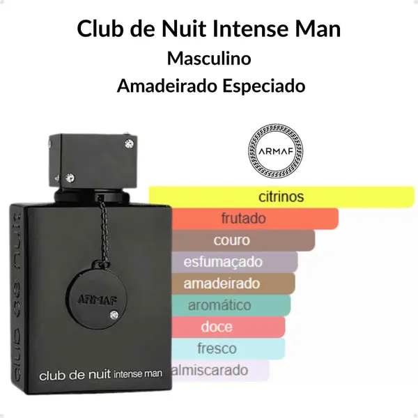 Perfume Arabe Masculino Armaf Club De Nuit Intense EDT 105ml - Perfume  Masculino - Magazine Lojadetodosnos