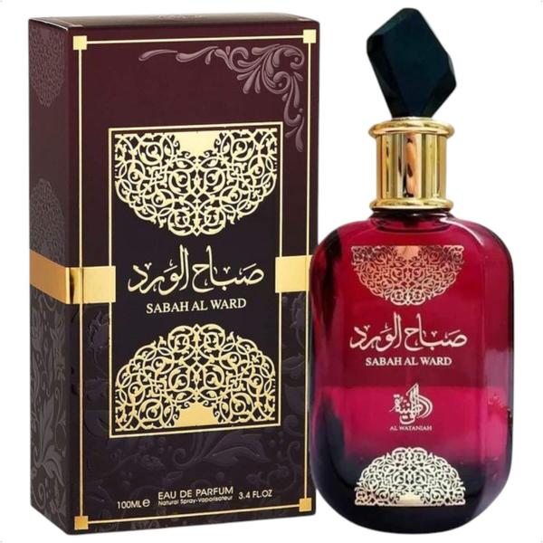 Perfume Arabe Sabah Al Ward EDP 100ml Feminino - Al Wataniah Perfume Arabe Sabah Al Ward EDP 100ml Feminino - Al Wataniah