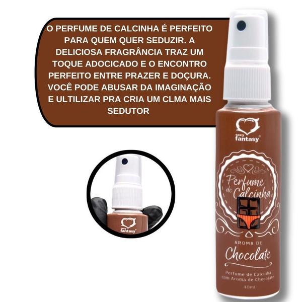 Imagem de Perfume De Calcinha Feminino Spray Intimo 40Ml - Chocolate