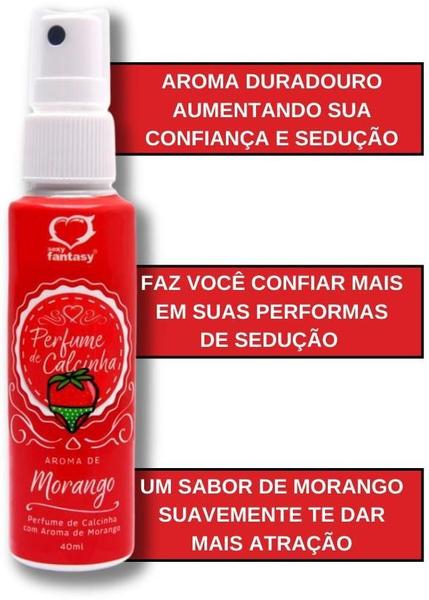 Imagem de Perfume De Calcinha Feminino Spray Intimo 40Ml - Morango