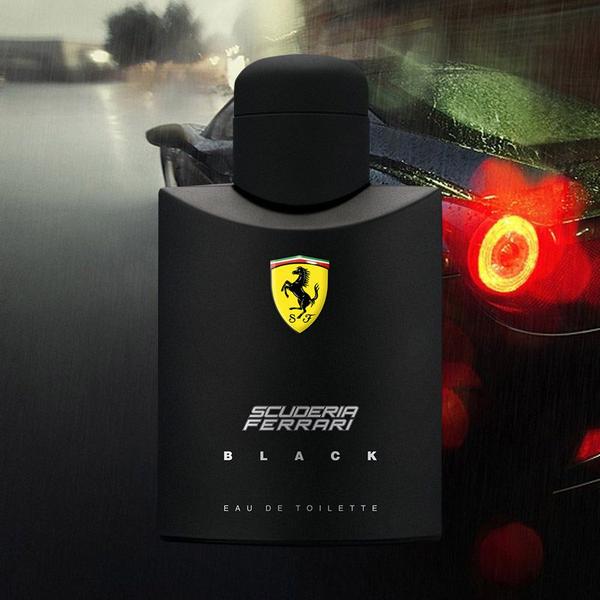 Loción ferrari scuderia black caballero eau de toilette 125 ml sale