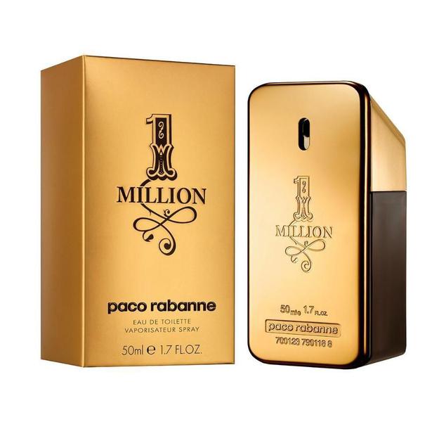 Perfume Masculino One Million Paco Rabanne Eau de Toilette 50ml Perfume Masculino One Million Paco Rabanne Eau de Toilette 50ml