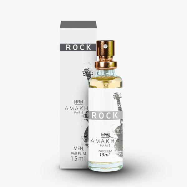 Imagem de Perfume Masculino Rock 15ml Amakha Paris