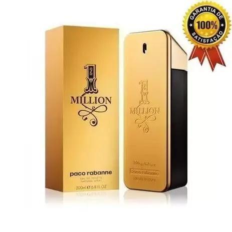 Perfume One Million - Paco Rabanne 200ml - Masculino Original - Lacrado e com Selo Adipec Perfume One Million - Paco Rabanne 200ml - Masculino Original - Lacrado e com Selo Adipec
