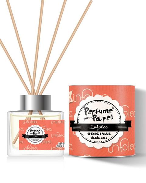 Imagem de Perfume para Papel Aroma Infoleo 2.0 Lata 250ml Aromatizador Artesanato e Papelaria