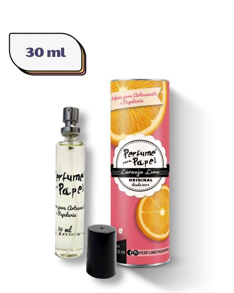 Imagem de Perfume Para Papel Aroma Laranja Lima 30Ml Artesanato