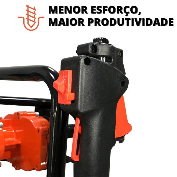 Imagem de Perfurador de Solo a Gasolina Importway 52cc IWPS2T52 2 Tempos 1,8HP com Broca 80x20cm