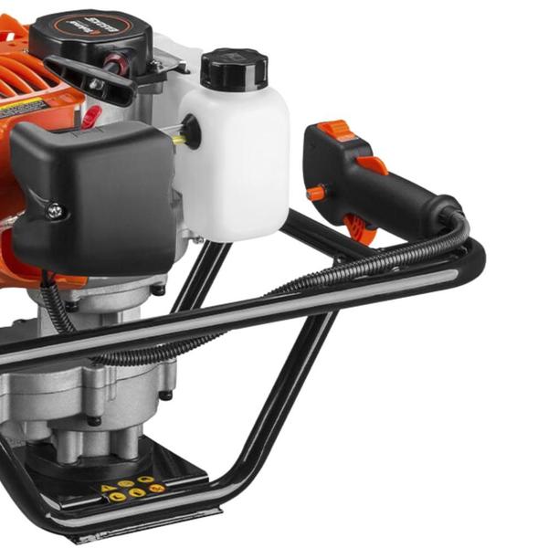 Imagem de Perfurador de Solo Á Gasolina Tekna EA52XS Motor 2T 52cc 2,5HP Alto Torque e Baixa Vibração KIT Perfurador de Terra Com Broca 80cm x 20cm + ÓLEO CASTROL STIHL 2T