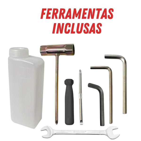 Imagem de Perfurador de Solo Kawashima ED52EBS 2T Broca de 80x20cm com Lâmina de Vídia Para Fixação de Estacas