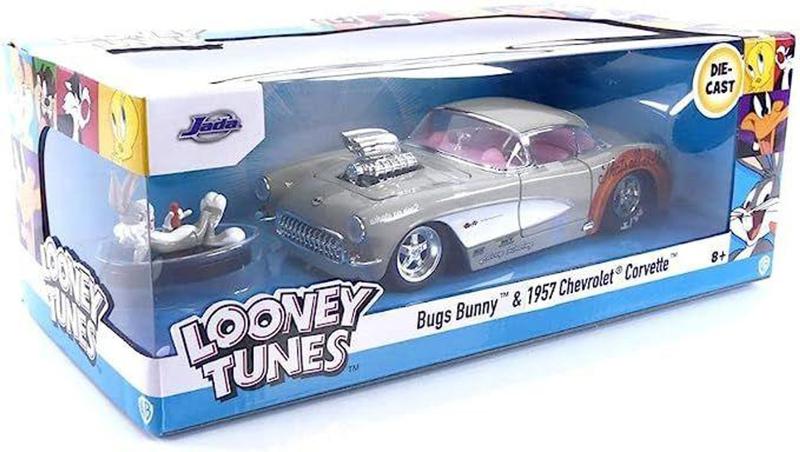 Imagem de Pernalonga e 1957 Chevrolet Corvette - Looney Tunes - 1/24 - Jada