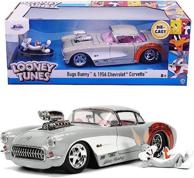 Imagem de Pernalonga e 1957 Chevrolet Corvette - Looney Tunes - 1/24 - Jada