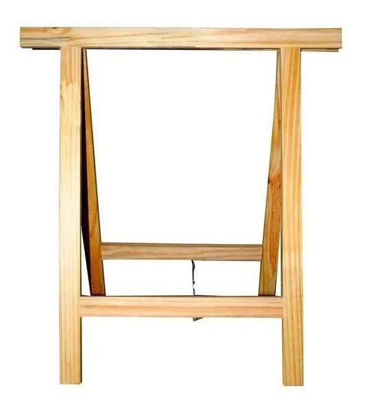Pernas de Apoio Par de Cavalete p/ apoio Multiuso Decoração 100cm - Technox Imagem de Pernas de Apoio Par de Cavalete p/ apoio Multiuso Decoração 100cm