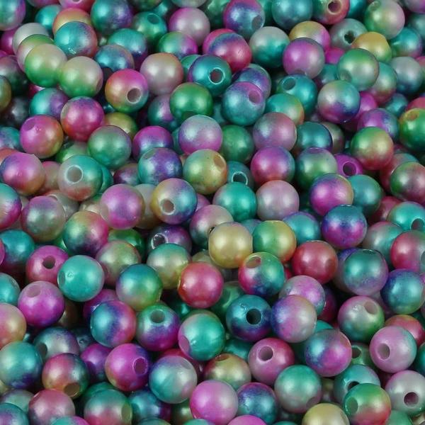 Imagem de Perola Bicolor Luli 8mm Pacote com 500g