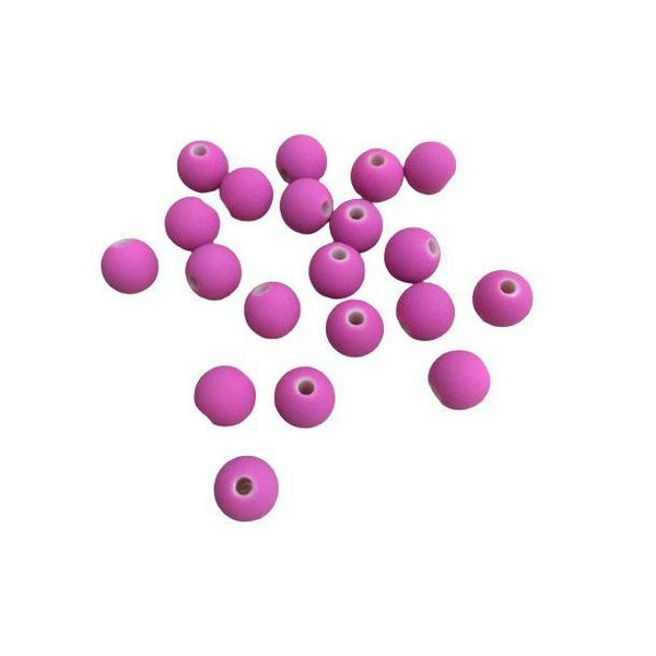 Imagem de Pérolas Emborrachadas Bolinhas 8mm - 300 Unids - Pink