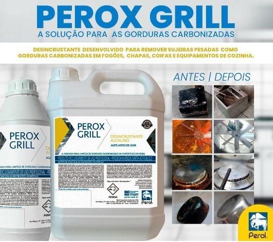 Imagem de Perox Grill Kit Limpeza Gorduras Carbonizadas Limpa Forno