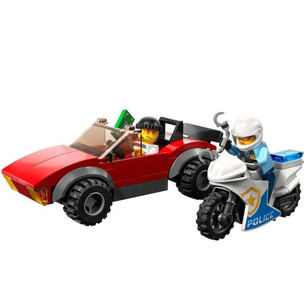 Imagem de Perseguição de Carro com Moto da Polícia Lego City