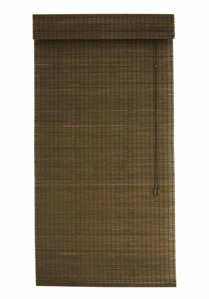 Imagem de Persiana Bambu Romana Tabaco 80 L X 160 A Cm Cortina Madeira