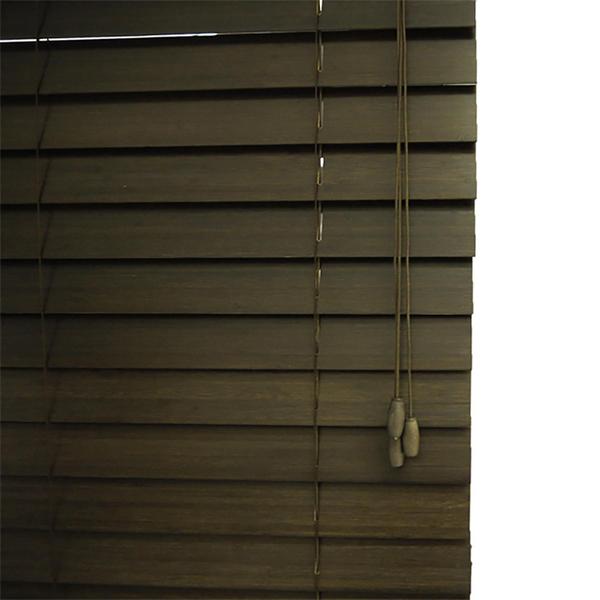 Imagem de Persiana Horizontal Bambu 50Mm Tabaco 120 L X 140 A Cm