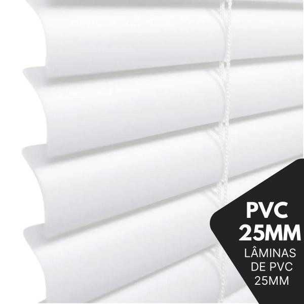 Imagem de Persiana Horizontal PVC 25mm BLOCK 100larg x 160alt