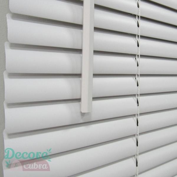 Imagem de Persiana Horizontal Pvc 25Mm Block 140Larg X 160Alt Branca