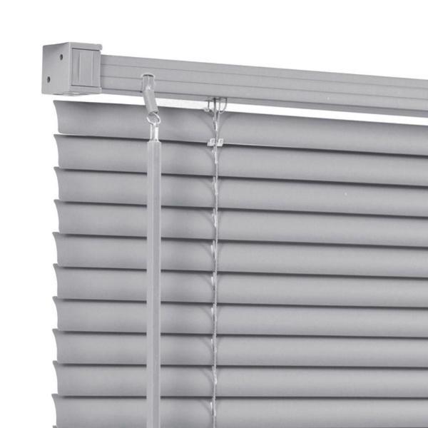 Imagem de Persiana Horizontal Pvc 25Mm Block 160Larg X 160Alt Cinza