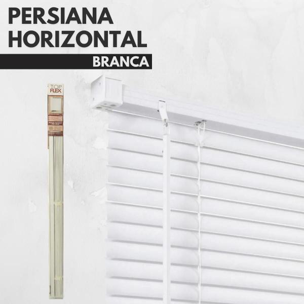 Imagem de Persiana Horizontal PVC 25mm Block 80larg x 80alt