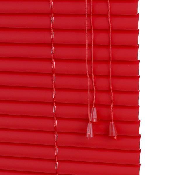 Imagem de Persiana Horizontal Pvc 25Mm Color 140Larg X 140Alt Vermelha