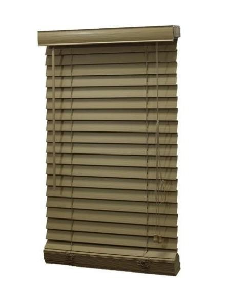 Imagem de Persiana Horizontal Pvc 50Mm Marfim Nude 60 L X 160 A Bandô