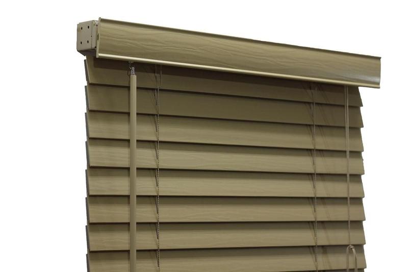 Imagem de Persiana Horizontal Pvc 50Mm Marfim Nude 60 L X 160 A Bandô