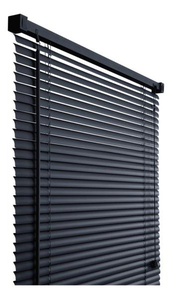 Imagem de Persiana Para Quarto Escritório Sala Horizonta Pvc 140cm Cor Preto