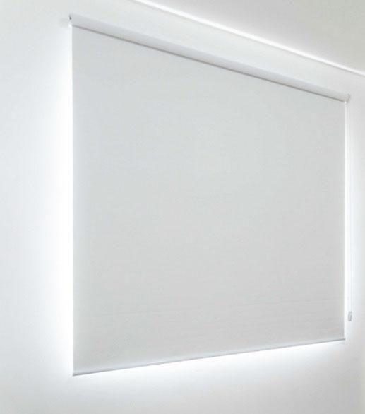 Imagem de Persiana Rolo Blackout Branca 120X220Cm 100% - 1,20X2,20M