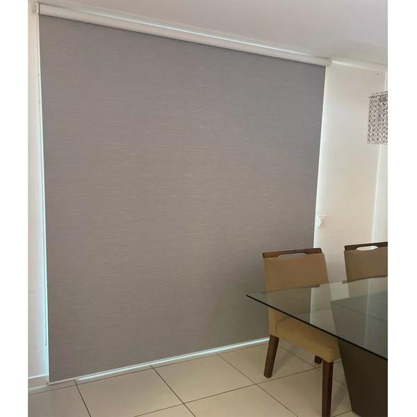 Imagem de Persiana Rolo Blackout Cinza - 1,00m x 1,30m