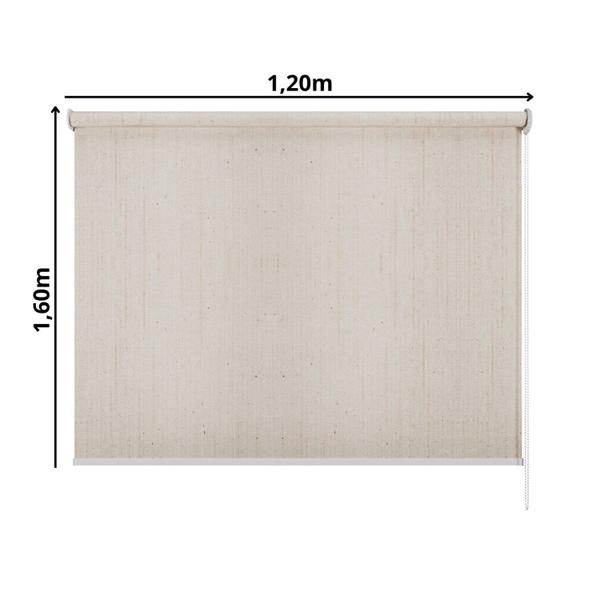 Imagem de Persiana Rolo Express Finesse 120cm x 160cm Blackout Belchior Uniq