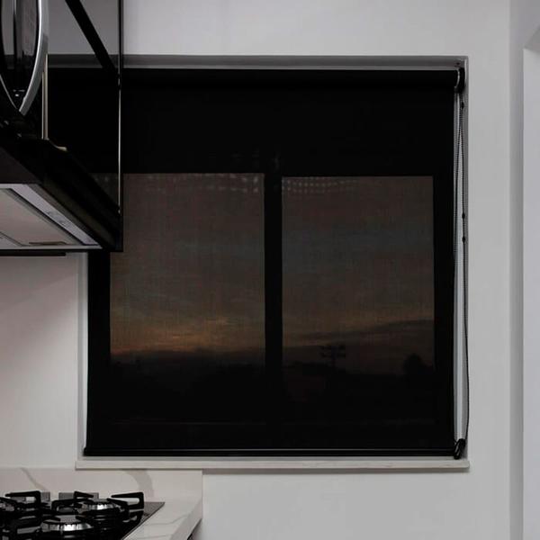 Imagem de Persiana Rolo Screen 3% Preto - 1,20m x 1,30m