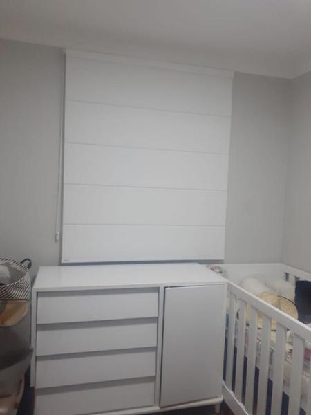 Imagem de Persiana Romana Bk (Linho Mesclado) - 1,40 Lx 1,60A - Branco