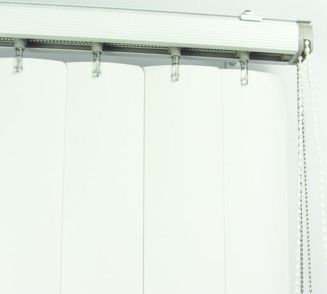 Imagem de Persiana Vertical Em Pvc Crisdan Larg 1,60 X 1,40 Alt Branca