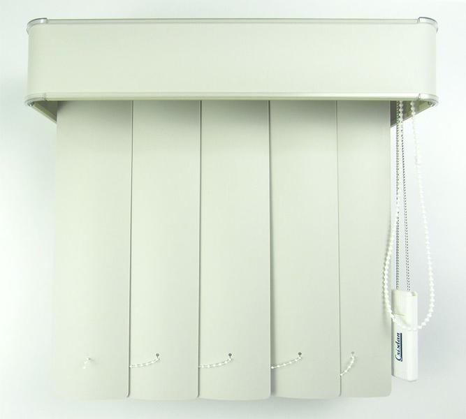 Imagem de Persiana Vertical Pvc+ Bando Crisdan L 1,50 X 1,50 A Cinza