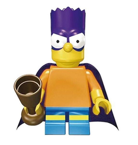 Imagem de Personagem Bartman Bonecos Blocos De Montar The Simpsons