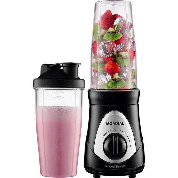 Imagem de Personal Blender Mondial 2V 2 Copos 300W DG-01 Preto - 220V