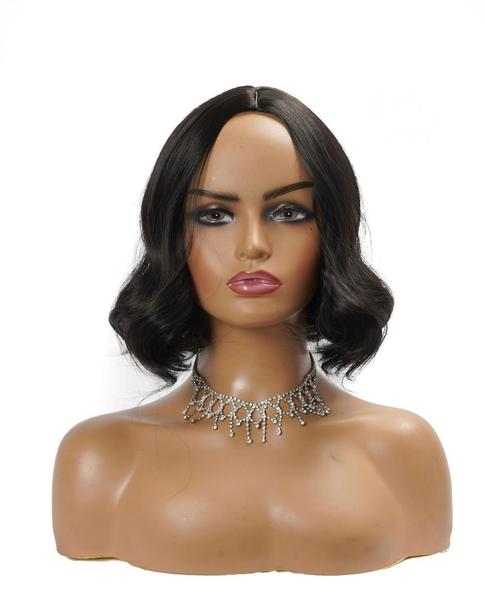 Peruca Mid Bob Castanho Escuro Belissima Natural Dia a Dia - GM Hair Imagem de Peruca Mid Bob Castanho Escuro Belissima Natural Dia a Dia