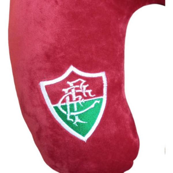 Imagem de Pescoceira Fibra Escudo Time Fluminense 28x29 Cm Cor Vinho