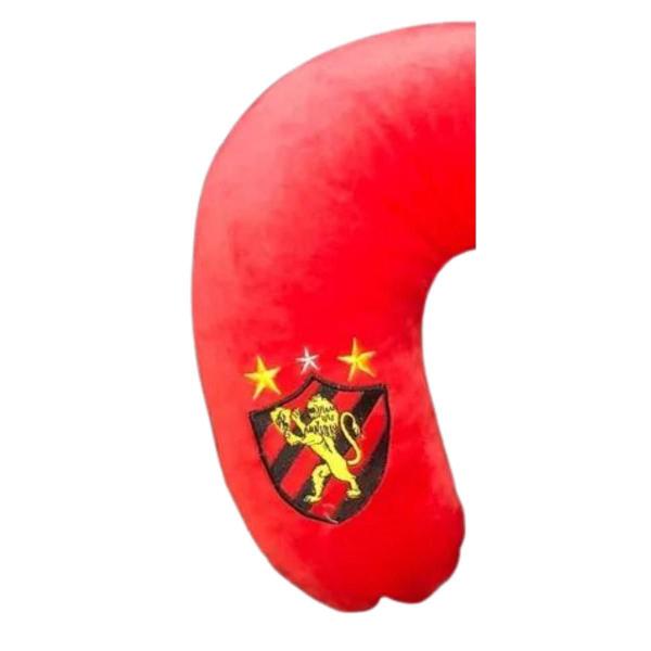 Imagem de Pescoceira Fibra Escudo Time Sport Recife 28X29 Cm Vermelho