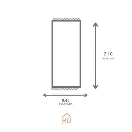 Imagem de Peseira para Cama ROMA 0,45mx2,10m Granel Cor 07: Preto