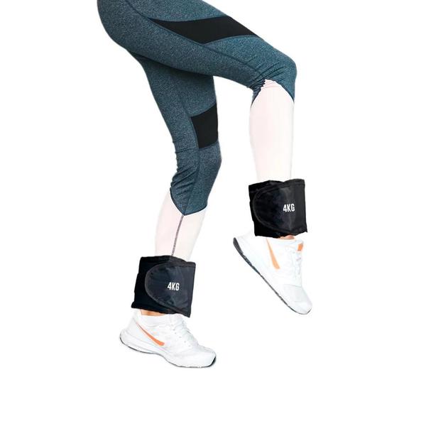 Pesinho Peso 4kg de Perna Caneleira Para Fortalecimento Perna Reabilitação Yoga Flexora Abdutora Extensora Treino Panturrilha - Icarus Fitness Imagem de Pesinho Peso 4kg de Perna Caneleira Para Fortalecimento Perna Reabilitação Yoga Flexora Abdutora Extensora Treino Panturrilha