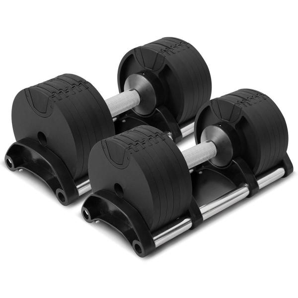 Imagem de Peso Dumbbell Ajustável Premium Até 32Kg Ahead Sports Preto