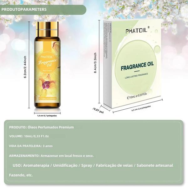 Imagem de Pêssego Anjo Brisa Do Mar Coco Baunilha Goma De Bolha Óleo De Fragrância De Morango 10ml Para Velas