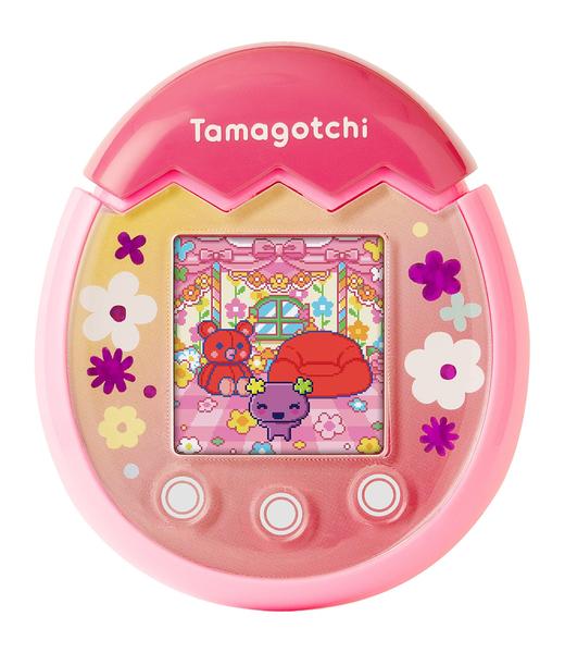 Imagem de Pet Bandai Tamagotchi Pix de realidade virtual com câmera rosa