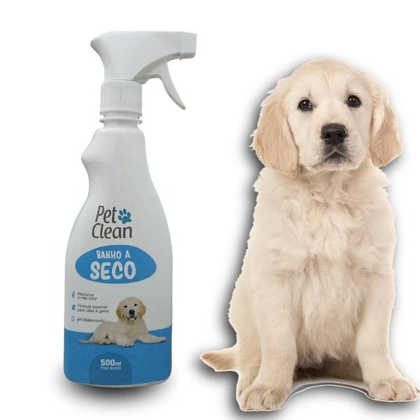 Imagem de Pet Clean Banho Seco 500mL Spray Limpador Cães Gatos